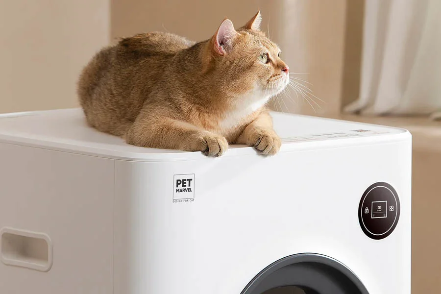 how does the litter robot work